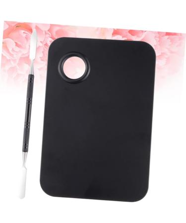 STOBOK 4 Pcs Empty Makeup Palette - Paint Mixing & Makeup Mixing Tool - Essential Nail Kit for Foundation & Color Mixing (Black 11.5x7.5cm - Buy Online on GoSupps.com