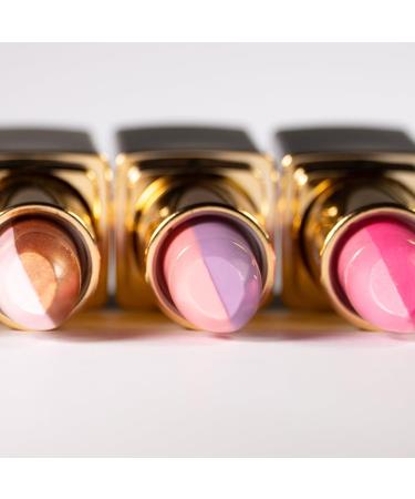 L Paige L17 - CARDINAL RED/BLUE Split-Stick Lipstick | Long-lasting Moisturizing Aloe Vera Formula - International Shipping Available - Buy Online on GoSupps.com