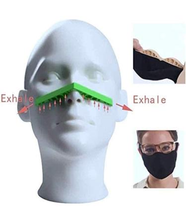Boqqu Fogless Accessories for Glasses | 5/10 Silicone Anti-Fog Nose Bridge Pads | Prevents Fogging | Yellow - Buy Online on GoSupps.com