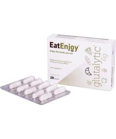 Gluten-Free Digestive Support: EatEnjoy Glutalytic Gluten Intolerance Pills - Buy Online on GoSupps.com