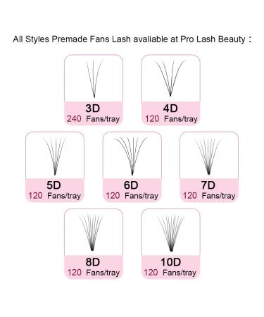 Buy 7D-D 0.07-13 Short Stem Eyelash Extensions | Volume Eyelashes 0.10 C Curl 13mm - International Shipping - Buy Online on GoSupps.com