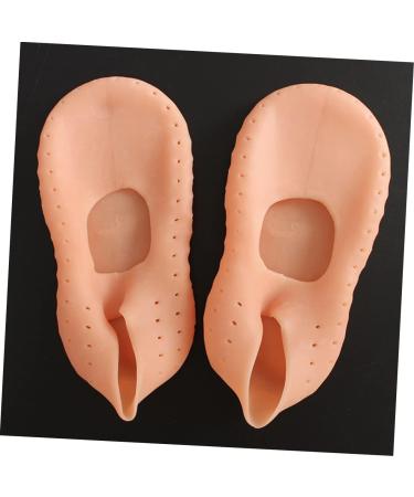 FOMIYES 6 Pairs Foot Softening Socks Elastic Boat Socks Silicone Heel Protectors Plantar Inserts Heel Socks for Cracked Heels Room Socks Shoe Pads for High Heels Spa Jacket - Buy Online on GoSupps.com