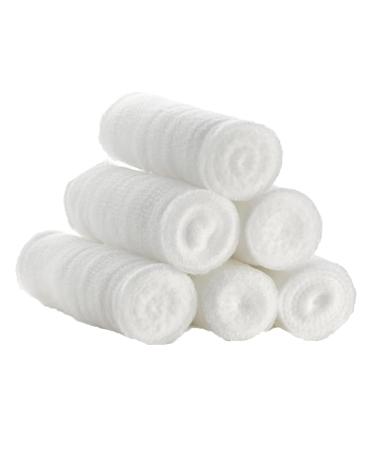 AOVNA 6 Rolls Cast Padding 2.7m Gauze Bandage Rolls Plaster Cloth Gauze Bandage for First Aid Sports Halloween Wrap Supplies (5cm)