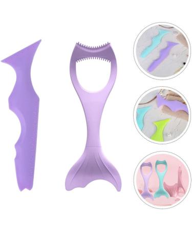 FOMIYES 2pcs Lash Mascara Lash Tool Lipstick Makeup Tool Eyeliner Make up Aids Auxiliary Eye Shadow Usb Miss Purple - Buy Online on GoSupps.com