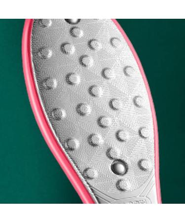 Verdant Touch Foot File Stainless Steel Double Sided Foot Rasp for Callus Remover Rose Red Hard Skin Remover - Buy Online on GoSupps.com
