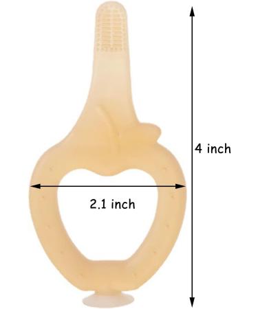 OUROBOT Baby Silicone Toothbrush - Infant Toddler Training Teether Toy - Buy Online on GoSupps.com