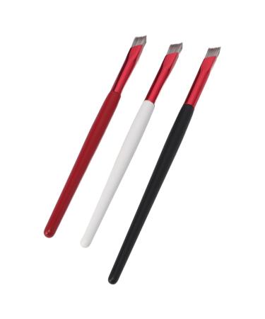 Angled Eyebrow Brush Set - 3 Professional Makeup Tools for Precise Brow Application - Shop Internationally - Buy Online on GoSupps.com