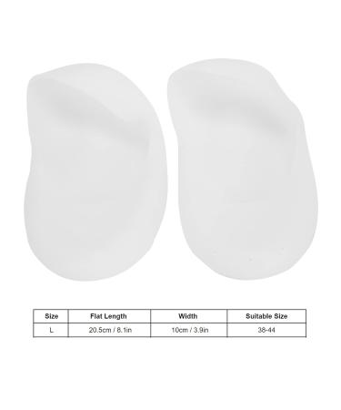 Breathable Non-Slip Silicone Foot Protector - White Large Size - Soft Silicone Socks for Foot Care - Buy Online on GoSupps.com