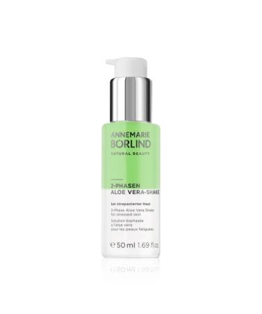 ANNEMARIE B RLIND L ALOE VERA SOLUTION BIPHAS E (50ml) - hydrate intens ment. Tol rance et efficacit confirm es scientifiquement. Vegan. Shake l'aloe vera biphas