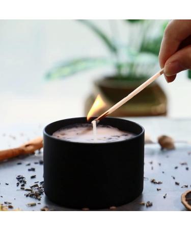 Matte Black Candle Tins 8 oz - Set of 24 | Empty Metal Containers for Candle Making and Storage - Perfect for Christmas Gifts - Buy Online on GoSupps.com
