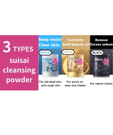 Suisai Japanese Enzyme Cleansing Powder Gold 0.4g - 32 Pack with Oil Blotting Papers - Buy Online on GoSupps.com