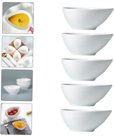 Zerodeko 10 Pcs Water Drop Seasoning Dish Condiment Server Mini Spice Containers Sauce Dipping Plate Sauce Holder Serving Dishes Ceramic Dipping Dish Household Dipping Sauce White 10X7.5CMx2pcs Whitex2pcs - Buy Online on GoSupps.com