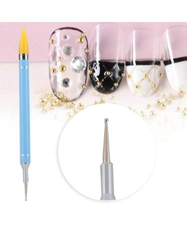 Candy Color Nail Dotting Pen Double-Ended Manicure Tool for Painting Drawing and Picking Rhinestones Lightweight and Durable (Blue) - Buy Online on GoSupps.com