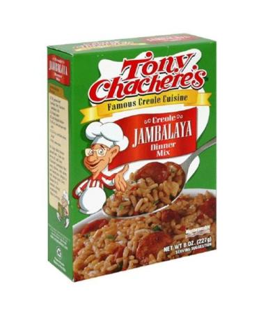 Tony Chachere's Jambalaya Mix, 8-Ounce Boxes (Pack of 12)