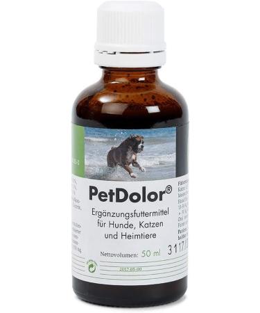 Plantavet Petdolor 50 ml - Liquid Nutritional Supplement for Dogs | Supports Musculoskeletal & Metabolic Function | International Shipping Available - Buy Online on GoSupps.com
