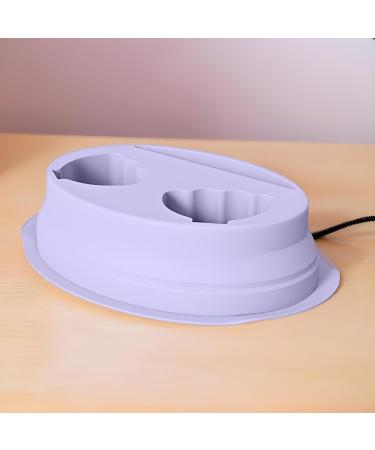 Nail Soak Bowl Silicone Soaker Tray Polish Remover Dish 9.06x6.69x3.15 Inches Professional Grade Hand Cleaning Tool 1 Piece Pink for Home Spa Salon Use Travel Nail Care Purple - Buy Online on GoSupps.com