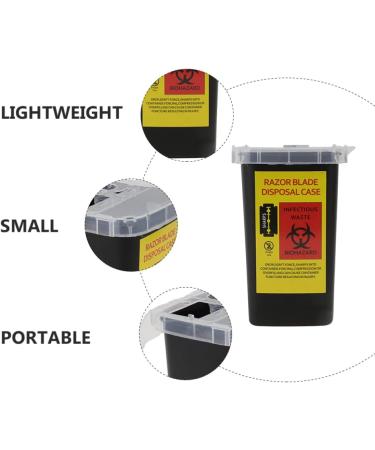 Sherchpry 2-Piece Razor Blade Storage Box | Durable Plastic Container for Used Razor Blades - The Razor Factory - Buy Online on GoSupps.com