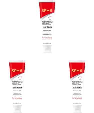 Sp 6 Whitening Toothpaste Probiotic Lightening Toothpaste Deep Cleaning Toothpaste Fresh Breath Care Toothpaste 120g (3PCS) - Buy Online on GoSupps.com