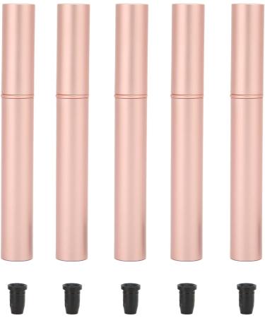 Rose Gold Metal Shell Soft Brush Empty Mascara Tube DIY for Eye Look Not Easy to Dry Multipurpose with Brow Tint 4ml Capacity - Buy Online on GoSupps.com