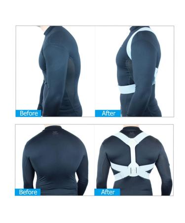 n/a Back Posture Corrector Clavicle Spine Back Shoulder Support Belt Posture Correction Prevents Slouching Unisex (Color : Gray Size : S code) Handmade Full moon lofty ambition - Buy Online on GoSupps.com