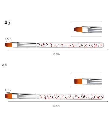 Voarge 10-Part Nail Brush Set - Art Painting & Drawing Brushes for UV Gel & Acrylic Nails - Pink Nail Art Accessories - Buy Online on GoSupps.com
