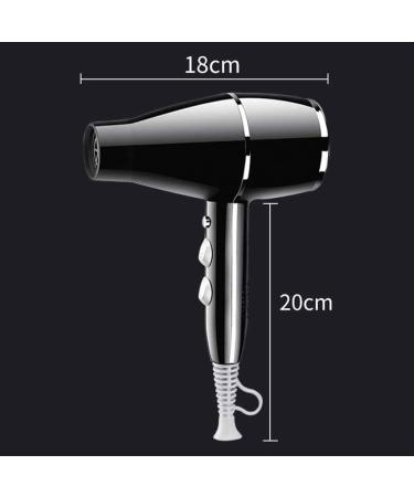 Travel Hair Dryer 2000W Professional Ion Hair Dryer 6 Types of Strong Constant Temperature Hair Dryer Cold Wind Button Suitable for Travel and Home (Blue) - Buy Online on GoSupps.com