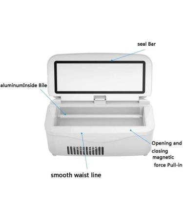 15H Portable Insulin Cooler 2-8 Intelligent Constant Temperature Mini Drug Refrigerator USB Charge LED Display Drug Reefer Travel Case with Bag - Buy Online on GoSupps.com