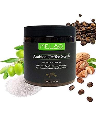 25g 100% Natural Arabica Coffee Scrub with Organic Coffee Shea Butter and Shea Butter - Buy Online on GoSupps.com