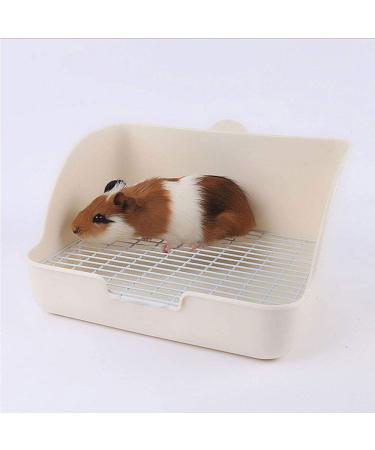 Small Pet Rat Toilet Corner Litter Box for Rabbit/Guinea Pig/Ferret - White - Buy Online on GoSupps.com