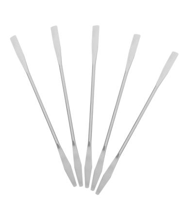 Homoyoyo Spatules De M lange Cosm tique Acier Inoxydable 5 Pcs 15 Cm Multifonctionnelles Pour Maquilleurs Professionnels Usage Visage Fond De Teint Nail Art