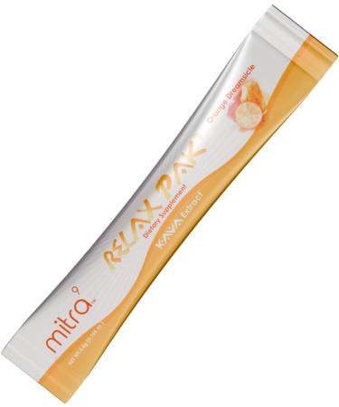 Mitra9 Kava Powder RelaxPak - Orange Dreamsicle Kava Extract Powder Packets | Mood Enhancer | Plant Based | Promotes Natural Calm & Clarity | Easy Open Single-Serving Stick (5) - Buy Online on GoSupps.com