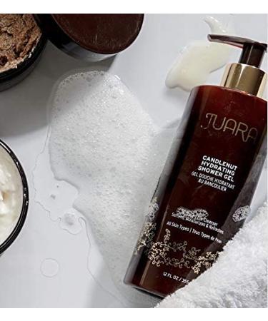 Juara Candlenut Hydrating Shower Gel - 12 oz | Moisturizing Body Wash | Natural Soap for Gentle Nourishment | Cruelty-Free & Vegan - Buy Online on GoSupps.com