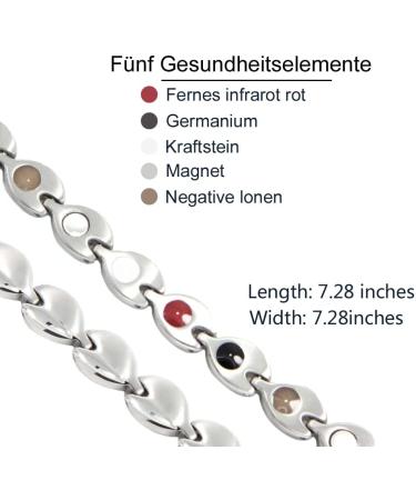 Buy Nitrolube N Magnnet for Women - Pain Relief for Arthritis & Carpal Tunnel - 20.0 cm Silver | Energy & Health Solutions - Buy Online on GoSupps.com