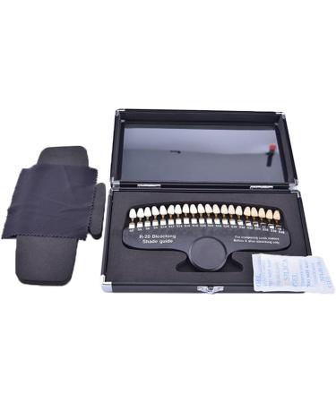 20 Colors 3D Teeth Shade Guide Set with Comparator Mirror - Dental Whitening & Bleaching Tool for Professionals - Buy Online on GoSupps.com