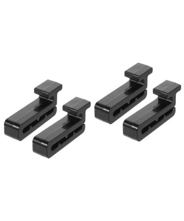 Minkissy 2 pair of hooks for helmet mask holder for ear mask mask holder for outside helmet hook london souvenirs bicycle helmet helmet holm holder practical mask holder mask clips ski board protection pvc