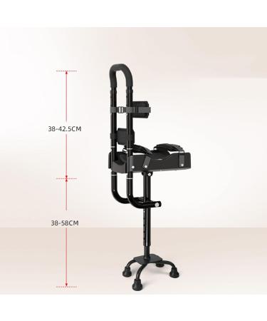 Steerable Knee Walker Anti-Slip Knee Alternative To Crutches Hands Free Crutch Non-Weight Bearing Injuries Only Alternative To Crutches And Knee Scooters For Below The Knee (Color : Black Size : Le Left Black - Buy Online on GoSupps.com