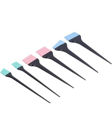6pcs Hair Dye Applicator Brushes Silicone Hair Dye Brush Soft Bristles Hair Coloring Kit Hair Bleach Tinting Diy Tool for Home Barber Shop Salon - Buy Online on GoSupps.com