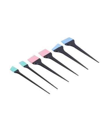 6pcs Silicone Hair Dye Brush Set Home Barber Shop Hair Coloring Salon Dye Tools