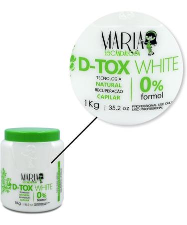Maria Escandalosa D-Tox White Hair Without Formalin Natural Technology Hair Care 1Kg/35.2 oz - Buy Online on GoSupps.com