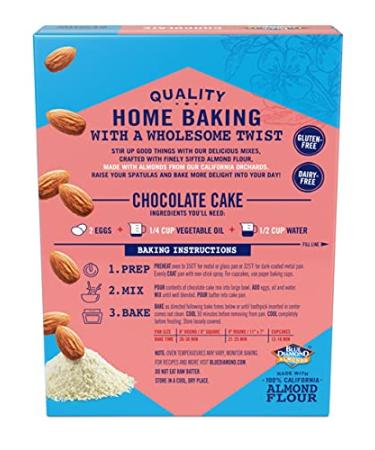Blue Diamond Almonds Flour Gluten-Free Chocolate Cake Mix 12.5 Oz - Multicolor - Buy Online on GoSupps.com