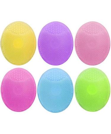 1 PC Blue Silicone Wash Face Pad Face Scrub Pad Exfoliating Blackhead Cleaning Brush Face Deep Cleaning Baby Women Face Brushs Deft - Buy Online on GoSupps.com