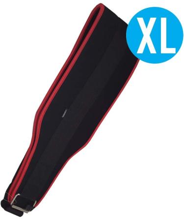 Buy Xtra Large Strength Training Belt | Weightlifting Aid & Back Support | Lumbar Support for Lifting Exercises - Black/Red - Buy Online on GoSupps.com