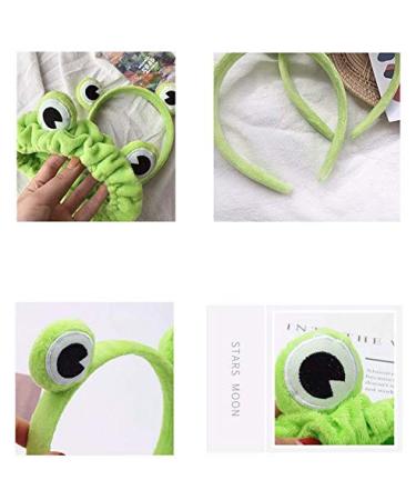 Green Frog Hairbands for Women - 2 PCS Washable Elastic Headbands for Thick Hair - Buy Online on GoSupps.com