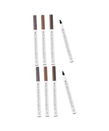 Beavorty 8 Pcs Eyebrow Pen Liquid Eyebrow Pen Eyebrow Pencil Eyebrow Powder Water Proof 1 count (Pack of 1) As Shownx2pcs