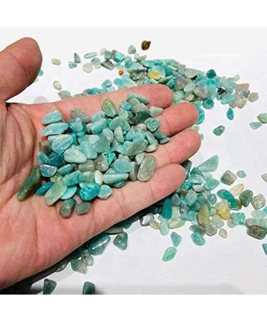 9mm-12mm Natural Gemstone Crystal Stone Amazonite Gravel Tumbled Stones 1000g Ornaments Chakra Reiki Balancing - Buy Online on GoSupps.com
