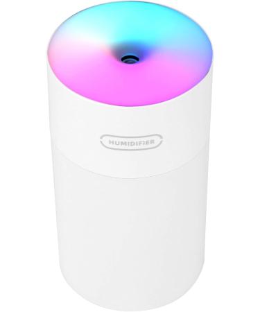Portable Essential Oil Diffuser 270ml - Quiet Aromatherapy Humidifier for Desktop & Car - Cool Fog Producer with Light (White) - Buy Online on GoSupps.com