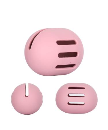 Makeup Sponge Holder Aesthetic Waterproof Silicone Travel Pouch Organizer for Sponge Blender (Pink)