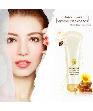 Essence de masque Peel Off au miel Le masque Honey Tear Off exfolie les peaux mortes nettoie les pores nettoie la peau et hydrate 1pcs - Buy Online on GoSupps.com