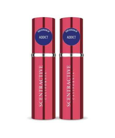 CA Perfume Impression of Christian D. Addict For Women Replica Version Fragrance Dupes Concentrated Long Lasting Eau de Parfum Spray Refillable Atomizer Bottle 0.17 Fl Oz/5ml-X2 CHRISTIAN D. ADDICT IMPRESSION 0.34 Fl Oz (Pack of 1)