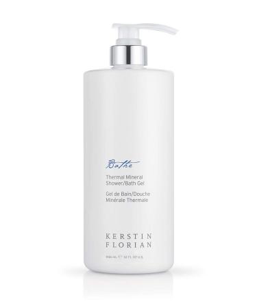 Kerstin Florian Thermal Mineral Shower and Bath Gel Cleanse and Nourish Skin Invigorating Mineral Body Wash Use as Foaming Shower Gel or Bubble Bath (32 fl oz)
